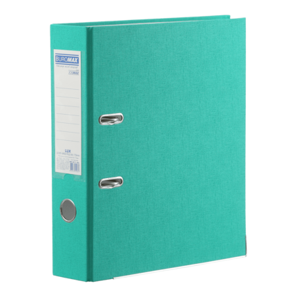 Папка-реєстратор BUROMAX (BM.3011-06c) А4, 70/75 мм (внутр./зовн.), бірюзовий